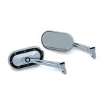 Kuryakyn Heavy Industry Mirrors Chrome/Black