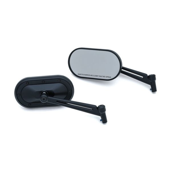 Kuryakyn Heavy Industry Mirrors Satin Black