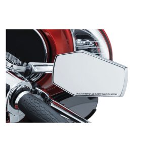 Kuryakyn Hex Mirrors Chrome ECE, Motoee.com