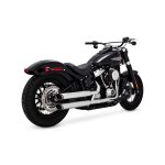 Vance & Hines 3" Twin Slash Slip-On PCX Mufflers Chrome 18-20 Softail