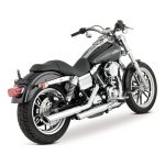 Vance & Hines 3" Twin Slash Slip-On PCX Mufflers Chrome 91-17 Dyna