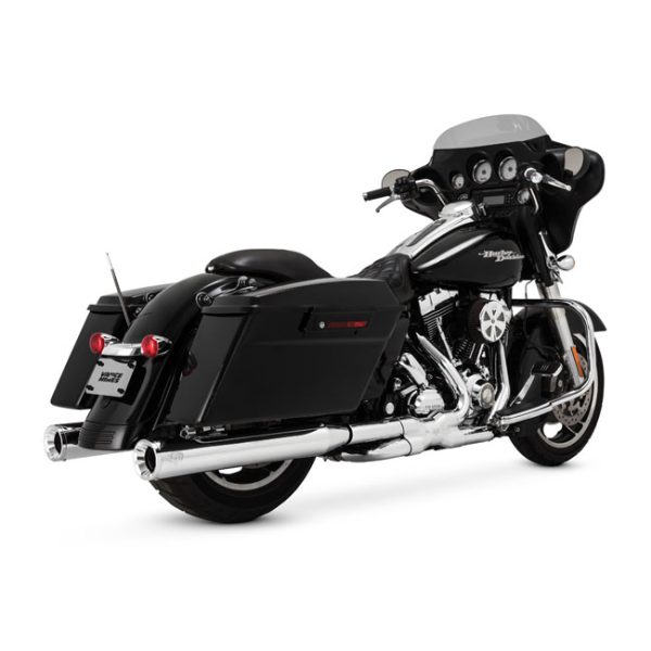 Vance & Hines 4" Eliminator 400 Slip-On Mufflers Chrome 95-16 FLT/Touring