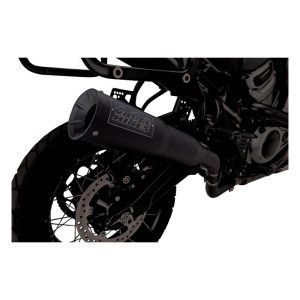 Vance & Hines Adventure Hi-Output 450 Slip-On Black 21-23 H-D 1250 Pan America, Motoee.com