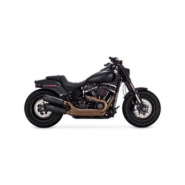 Vance & Hines Hi-Output Slip-on Mufflers Black 18-20 Softail