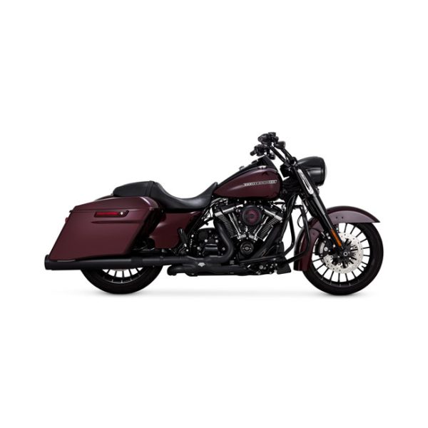 Vance & Hines Torquer 450 Slip-on Mufflers Black 95-16 FLT/Touring