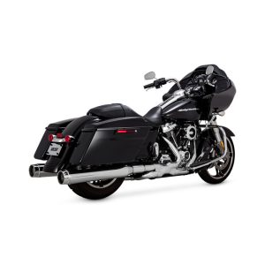 Vance & Hines Torquer 450 Slip-on Mufflers Chrome 95-16 FLT/Touring