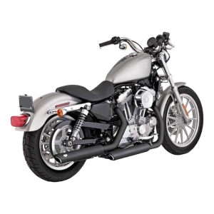 Vance & Hines Twin Slash 3" Slip-on Mufflers Black 04-13 XL