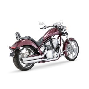 Vance & Hines Twin Slash 3" Slip-on Mufflers Chrome Honda