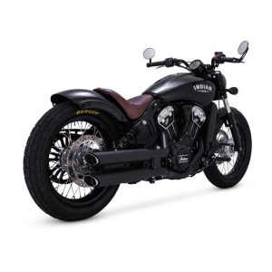 Vance & Hines Twin Slash 3" Slip-on PCX Mufflers Black 15-24 Indian Scout