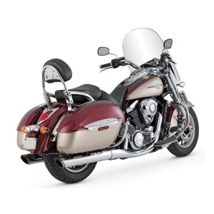 Vance & Hines Twin Slash Pc Slip-on Mufflers Chrome 09-15 VN1700