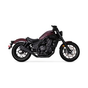 Vance & Hines Upsweep Slip-on Exhaust Muffler Matte Black 21-22 Honda Rebel 1100, Motoee.com