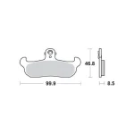 TRW MCB579 Front Brake Pads