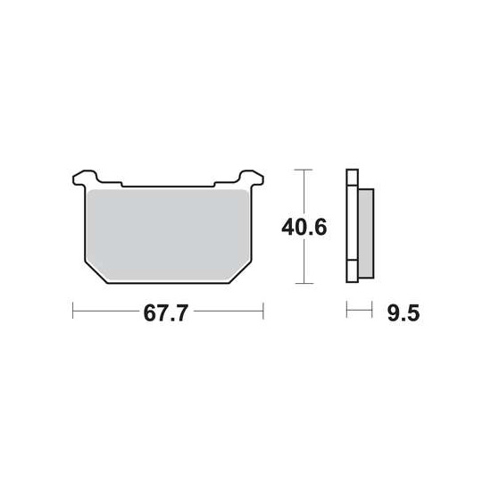 TRW MCB516 Front/Rear Brake Pads