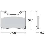 TRW MCB622SV Front Brake Pads