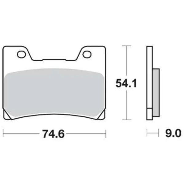 TRW MCB622SV Front Brake Pads