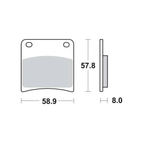 TRW MCB591 Front/Rear Brake Pads