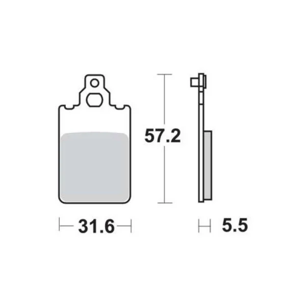 TRW MCB578 Front/Rear Brake Pads