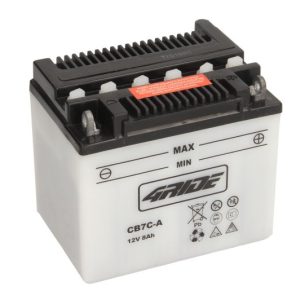 4 Ride CB7C-A 12V 7Ah 90A 130x90x114mm R+ Starting battery, Motoee.com