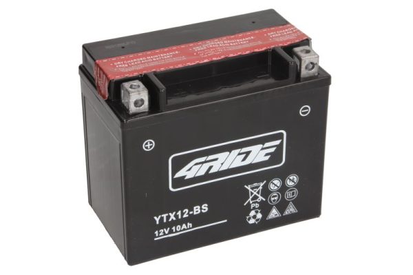 4 Ride YTX12-BS 12V 10.5Ah 180A 152x88x131mm L+ Starting battery