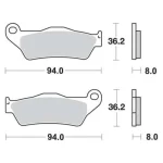 TRW MCB648 Front/Rear Brake Pads