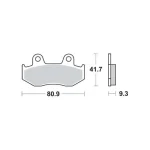 TRW MCB685 Front/Rear Brake Pads