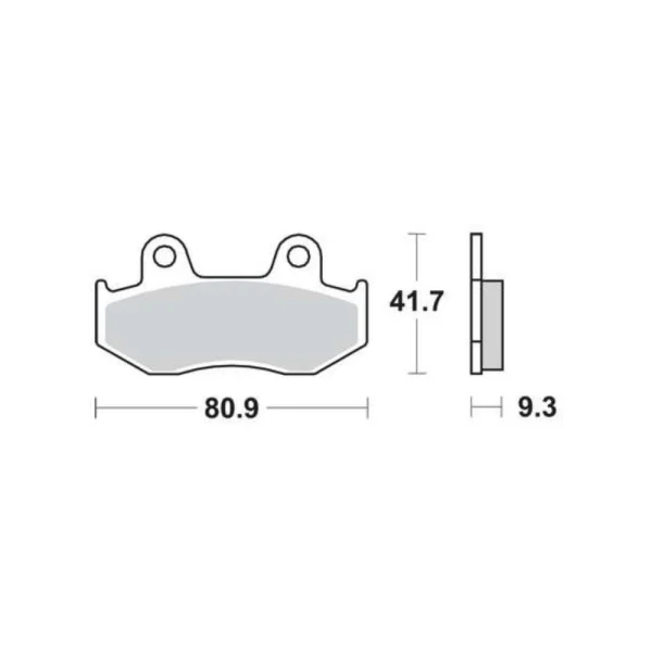 TRW MCB685 Front/Rear Brake Pads