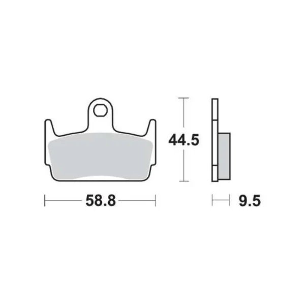TRW MCB686 Front/Rear Brake Pads