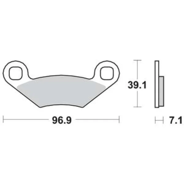 TRW MCB619 Front/Rear Brake Pads