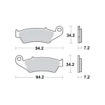 TRW MCB669SI Front Brake Pads
