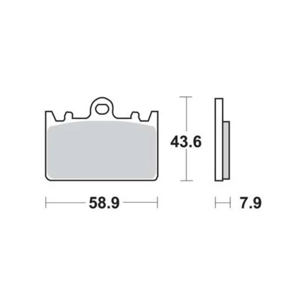 TRW MCB643 Front Brake Pads
