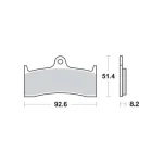 TRW MCB660SV Front Brake Pads