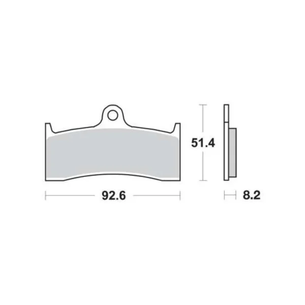 TRW MCB660SV Front Brake Pads