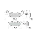 TRW MCB586 Front/Rear Brake Pads