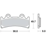 TRW MCB656SV Front Brake Pads