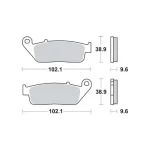 TRW MCB599SH Rear Brake Pads