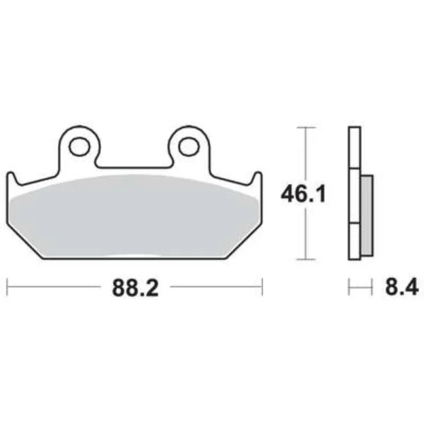 TRW MCB571SV Front Brake Pads