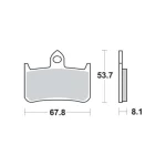 TRW MCB593 Front Brake Pads