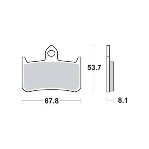 TRW MCB593 Front Brake Pads