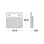 TRW MCB617 Front/Rear Brake Pads