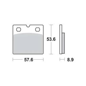 TRW MCB617SV Front Brake Pads