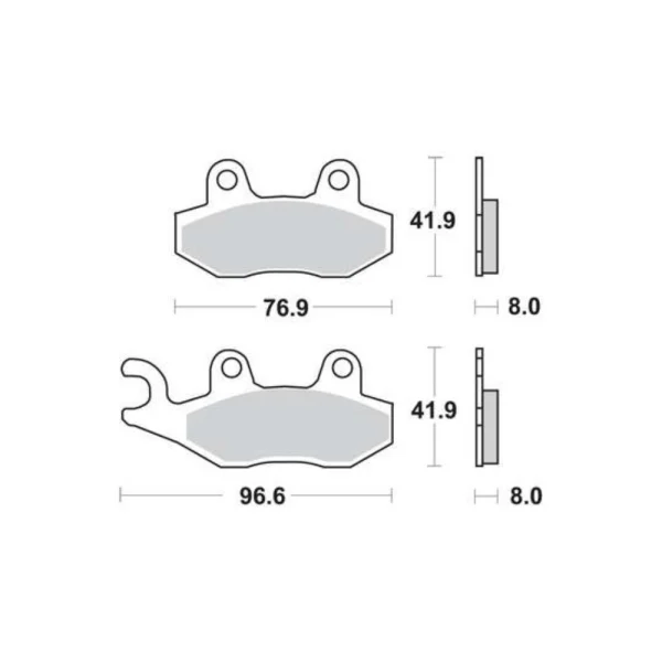 TRW MCB582 Front/Rear Brake Pads