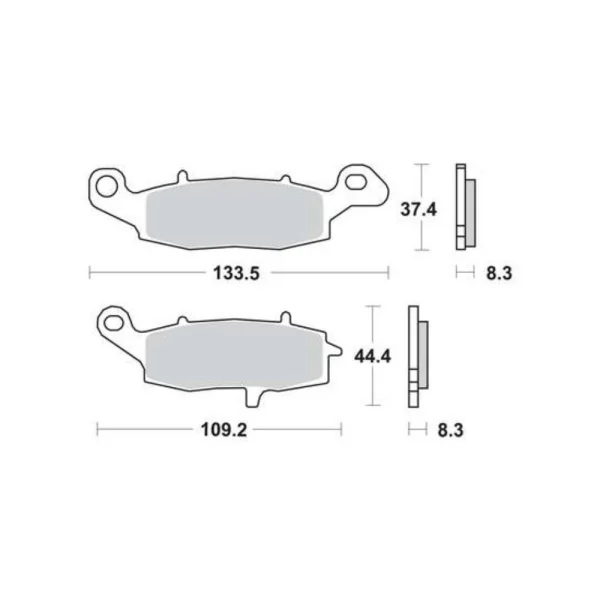 TRW MCB682SV Front Brake Pads