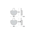 TRW MCB548 Front Brake Pads