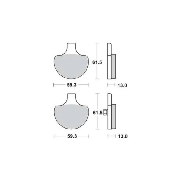 TRW MCB548 Front Brake Pads