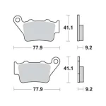 TRW MCB672SH Rear Brake Pads