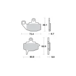 TRW MCB573 Front Brake Pads