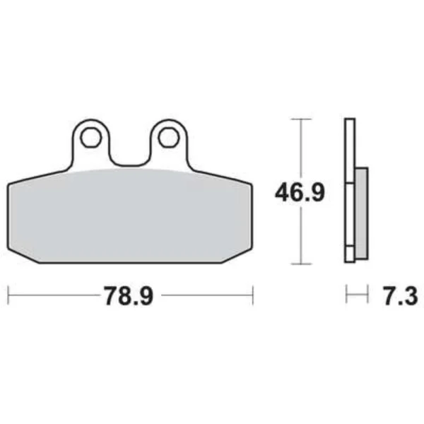 TRW MCB557 Front/Rear Brake Pads