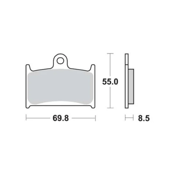 TRW MCB595SV Front Brake Pads