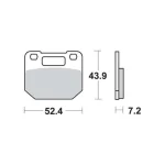 TRW MCB556 Front Brake Pads