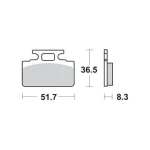 TRW MCB589 Front/Rear Brake Pads